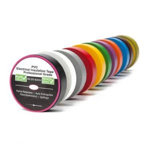 O logotipo feito-à-medida imprimiu a fita elétrica Rolls do PVC do Bas-relevo do tipo