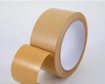Fita de papel gomada Kraft reforçada com água para vedação   0010010