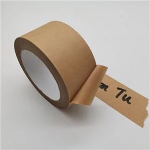 Fita de papel kraft autoadesiva gravável FSC para vedação e embalagem de caixas